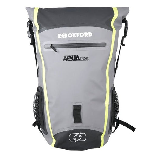 OXFORD PRODUCTS BACKPACK AQUA B - 25 BK/GY/FLUO OXFORD (OL466) - Driven Powersports Inc.5030009193460OL466