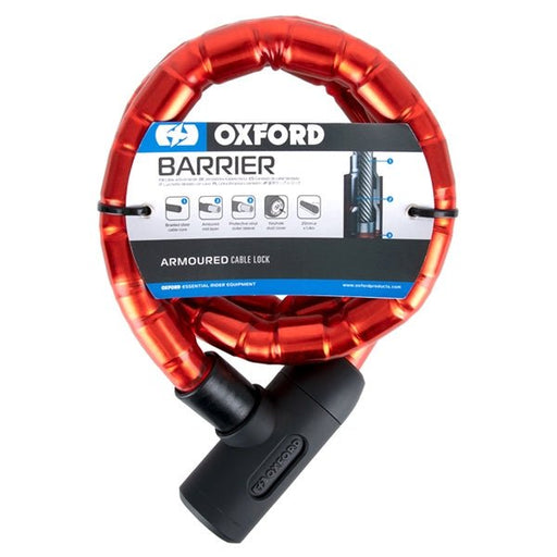 OXFORD PRODUCTS BARRIER ARMOURED CABLE LOCK - Driven Powersports Inc.5030009114021LK137