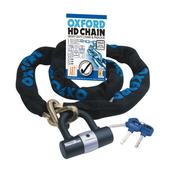 OXFORD PRODUCTS CHAIN LOCK 10MMX1M OXFORD (OF157) - Driven Powersports Inc.5030009001574OF157