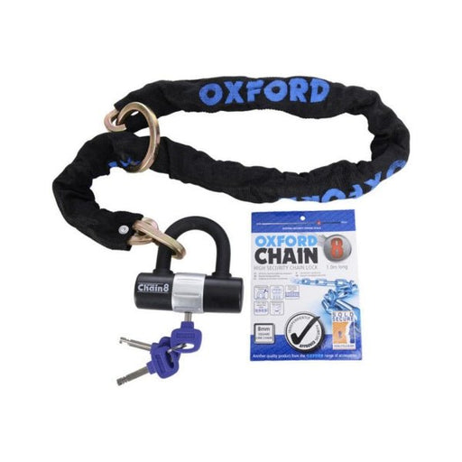 OXFORD PRODUCTS CHAIN & LOCK CHAIN 8MM SQX1.0MTR OXFORD (LK140D) - Driven Powersports Inc.5030009094408LK140D