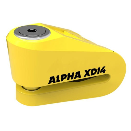 OXFORD PRODUCTS DISC LOCK ALPHA XD14 14MM PIN SST/YE (LK276) - Driven Powersports Inc.5030009095764LK276