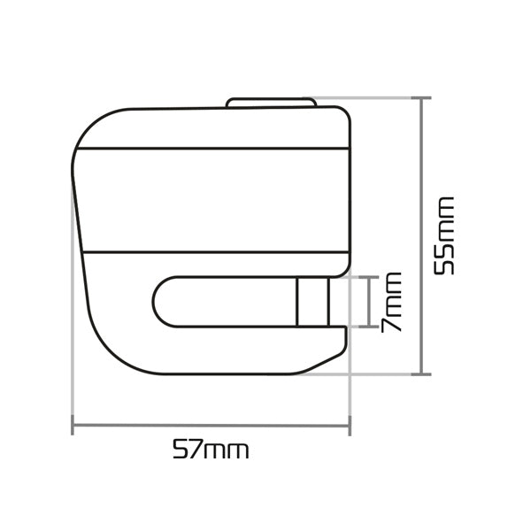 OXFORD PRODUCTS SCOOT XA5 SUPER STRONG ALARM DISC LOCK - Driven Powersports Inc.5030009095146LK214