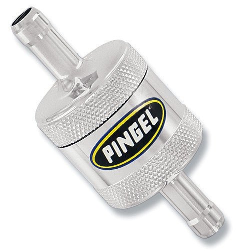 PINGEL CHROME 5/16" FUEL FILTER IN - LINE PINGEL - Driven Powersports Inc.SS1C