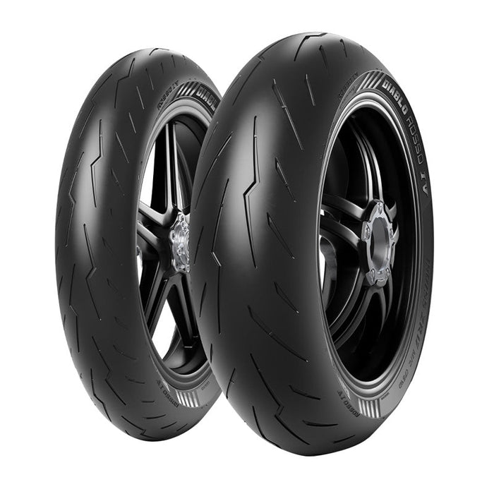 PIRELLI DIABLO ROSSO IV TIRE 120/70ZR17 (58W) - FRONT - Driven Powersports Inc.80192273978643978600