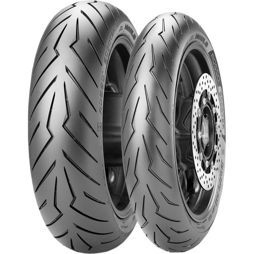 PIRELLI DIABLO ROSSO SCOOTER TIRE 110/70 - 12 (47P) - FRONT - Driven Powersports Inc.80192272925342925300