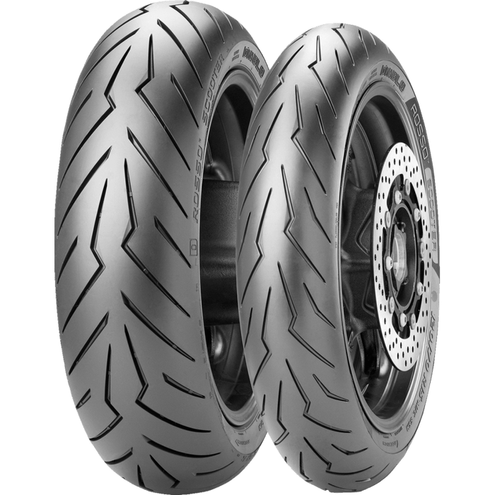 PIRELLI DIABLO ROSSO SCOOTER TIRE 120/70R14 (55H) - FRONT - Driven Powersports Inc.80192272768622768600