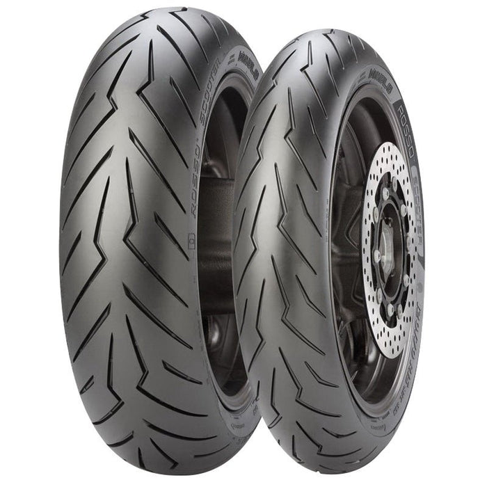 PIRELLI DIABLO ROSSO SCOOTER TIRE 120/70R14 (55H) - FRONT - Driven Powersports Inc.80192272768622768600