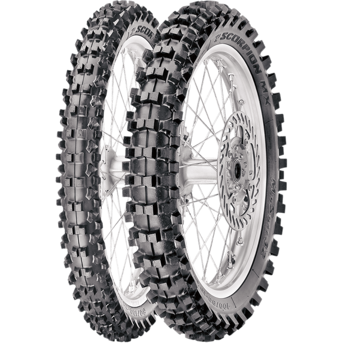 PIRELLI SCORPION MX MID SOFT 32 TIRE 100/90 - 19 (57) - REAR - Driven Powersports Inc.80192272588442588400