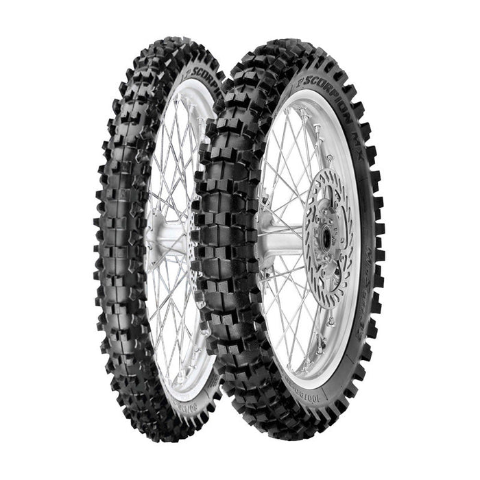 PIRELLI SCORPION MX MID SOFT 32 TIRE 110/85 - 19 - REAR (3556200) - Driven Powersports Inc.80192273556283556200