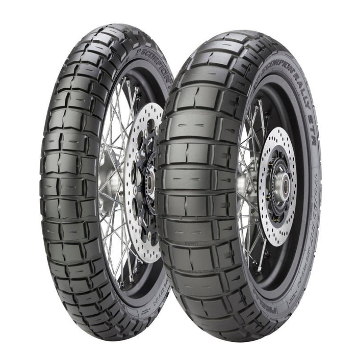 PIRELLI SCORPION RALLY STR TIRE 110/80R19 (59H) - FRONT - Driven Powersports Inc.80192273246623246600