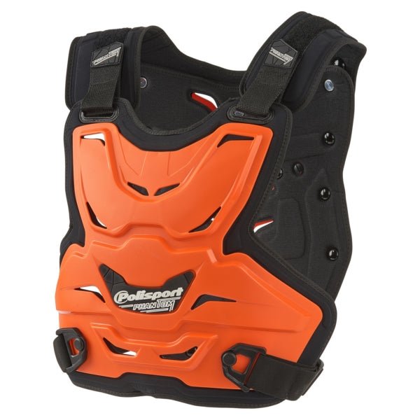 POLISPORT PHANTOM LIGHT CHEST PROT, ORANGE - Driven Powersports Inc.56044150694448003700003