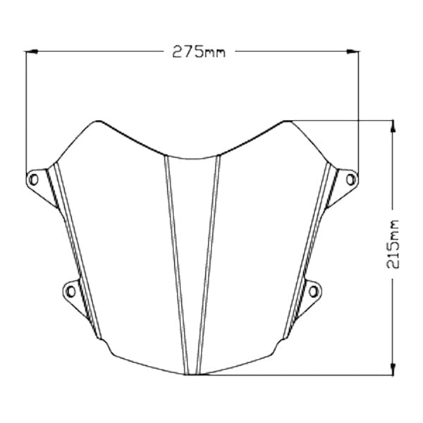 PUIG HLIGHT PROTECTOR (YAMAHA) TENERE 700 CLEAR (3733W) - Driven Powersports Inc.#REF!3733W