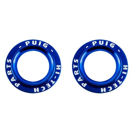 PUIG KIT RINGS ANODIZED FRONT FORK PROTECTOR BLACK - Driven Powersports Inc.843552930615920025A