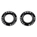 PUIG KIT RINGS ANODIZED FRONT FORK PROTECTOR BLACK - Driven Powersports Inc.843552930614220025N