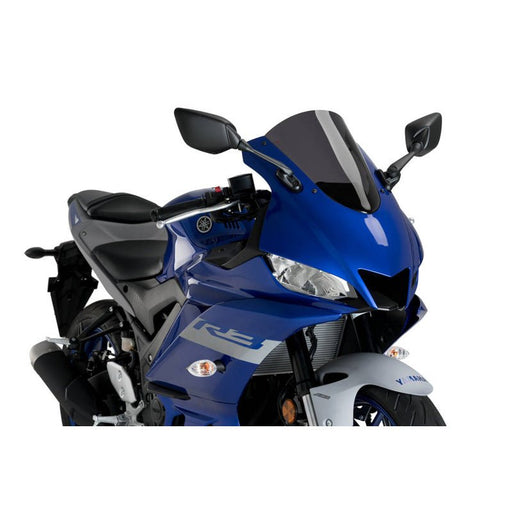 PUIG R - RACER SCREEN (YAMAHA) YZF - R3 DARK SMOKE (3737F) - Driven Powersports Inc.84355293179883737F