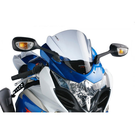 PUIG RACING WINDSCREEN SUZUKI CLEAR (4933W) - Driven Powersports Inc.49330000008784933W