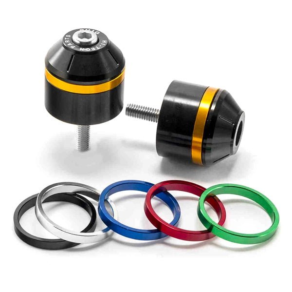 PUIG SHORT BAR END W/RINGS (SUZUKI) BLACK (8505N) - Driven Powersports Inc.85050000007818505N