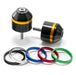 PUIG SHORT BAR END W/RINGS (SUZUKI) BLACK (8505N) - Driven Powersports Inc.85050000007818505N