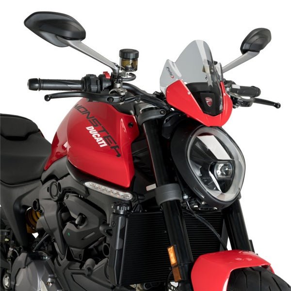 PUIG SPORT WINDSCREEN BLACK (DUCATI) MONSTER 937 - Driven Powersports Inc.843552933343820688H