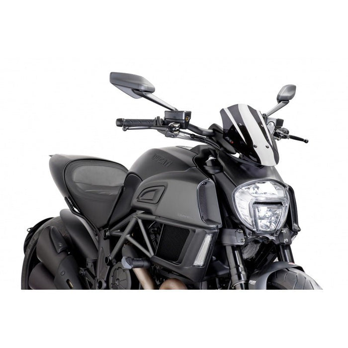 PUIG SPORT WINDSCREEN DIAVEL DARK SMOKE (7592F) - Driven Powersports Inc.75920000007067592F