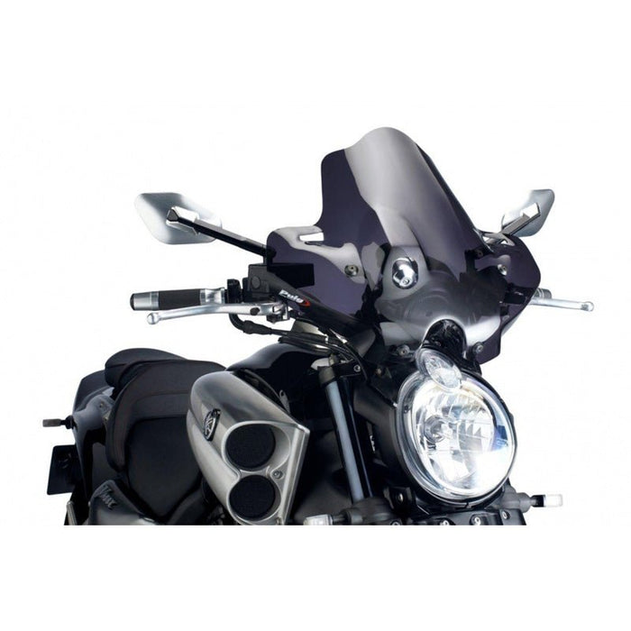 PUIG SPORT WINDSCREEN VMAX DARK SMOKE (4952F) - Driven Powersports Inc.49520000007014952F