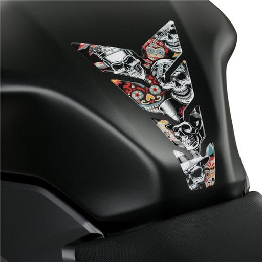 PUIG TANK PAD SKULL PARTY (20593N) - Driven Powersports Inc.843552932887820593N