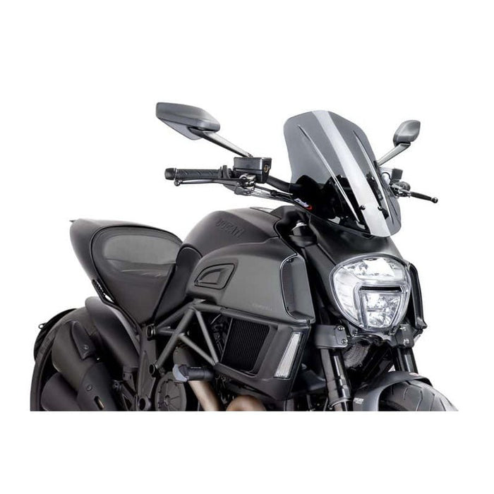 PUIG TOURING WINDSCREEN DIAVEL DARK SMOKE (7570F) - Driven Powersports Inc.75700000007047570F