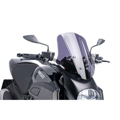 PUIG TOURING WINDSCREEN DUCATI DARK SMOKE (5655F) - Driven Powersports Inc.56550000007005655F