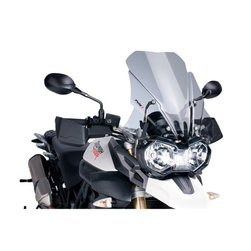 PUIG TOURING WINDSCREEN TRIUMPH LIGHT SMOKE (5652H) - Driven Powersports Inc.56520000007235652H