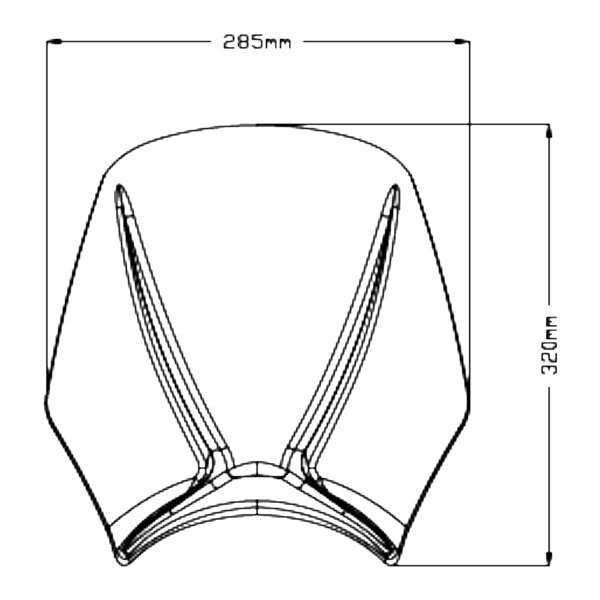 PUIG WINDSHIELD NG SPORT TRIUMPH DSMK (20638F) - Driven Powersports Inc.843552932984420638F