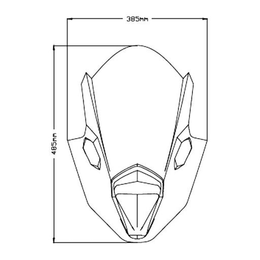 PUIG WINDSHIELD Z - RACING KAWA DSMK (3881F) - Driven Powersports Inc.07640000008273881F