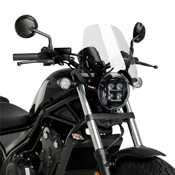 PUIG WINDSHIELDS. NEW GENERATION (HONDA) REBEL 300/500 C - Driven Powersports Inc.84355293199753829W