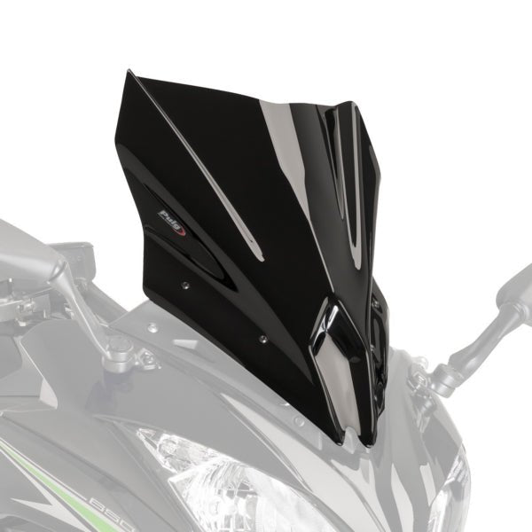 PUIG Z - RACING SCREEN (KAWASAKI) NINJA 650 BLACK (9711N) - Driven Powersports Inc.84365717122199711N