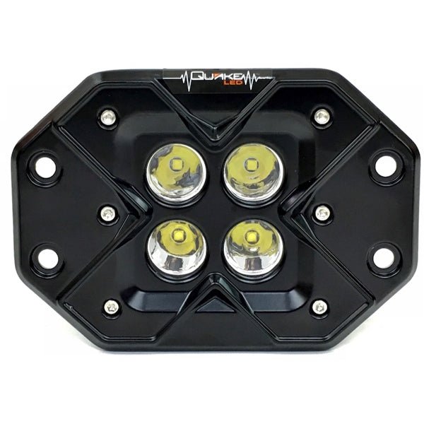 QUAKELED LIGHT SQUARE FLOOD 3" 40W (QSE542) - Driven Powersports Inc.718193337352QSE542