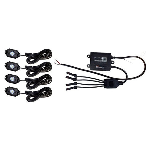 QUAKELED ROCK LIGHT RGB/WH 4 PCS (QTL1035) - Driven Powersports Inc.779420717668QTL1035