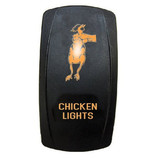 QUAKELED SWITCH ROCKER 5 PINS LED CHICKEN AMB (QRS276) - Driven Powersports Inc.10355281283QRS276