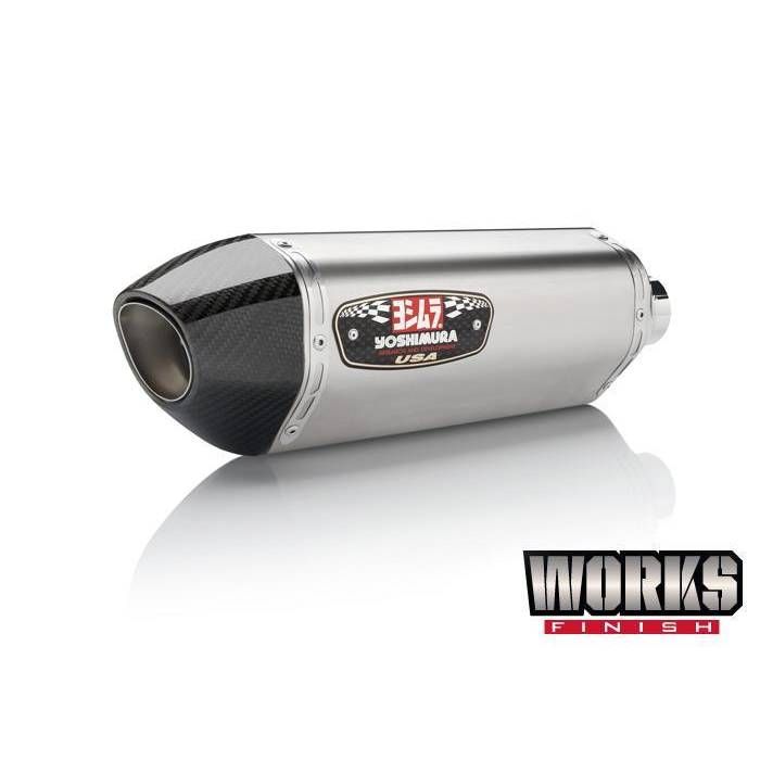 YOSHIMURA R-77 SLIP-ON EXHAUST 17-23 VERSYS-X 300 R-77 SO SS/SS/CF WF