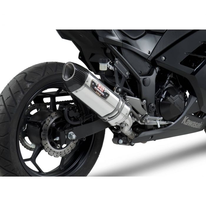 YOSHIMURA R-77 SLIP-ON EXHAUST 13-17 NINJA 300 SIG-SERIES SO SS/SS/CF-T