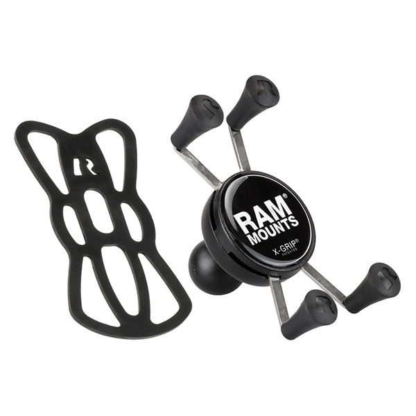 RAM MOUNTS PHONE HOLDER ADJUST W/BALL 1" X - GRIP (RAM - HOL - UN7BU) - Driven Powersports Inc.793442932298RAM - HOL - UN7BU