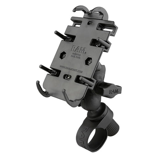 RAM MOUNTS PHONE HOLDER SHORT ARM W/QUICK - GRIP (RAP - B - 460 - A - PD3U) - Driven Powersports Inc.793442026676RAP - B - 460 - A - PD3U