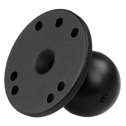 RAM MOUNTS ROUND PLATE 2 - 1/2" W/BALL (RAM - 202U) - Driven Powersports Inc.793442001239RAM - 202U