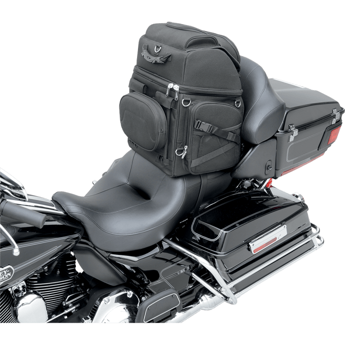 SADDLEMEN BR3400 BACKREST SEAT SISSY BAR BAG - Driven Powersports Inc.3515 - 0107