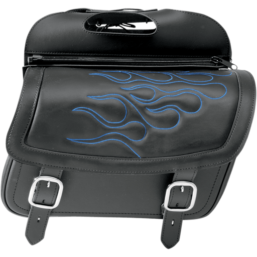 SADDLEMEN SADDLEBAG FLAME - Driven Powersports Inc.3501 - 0772