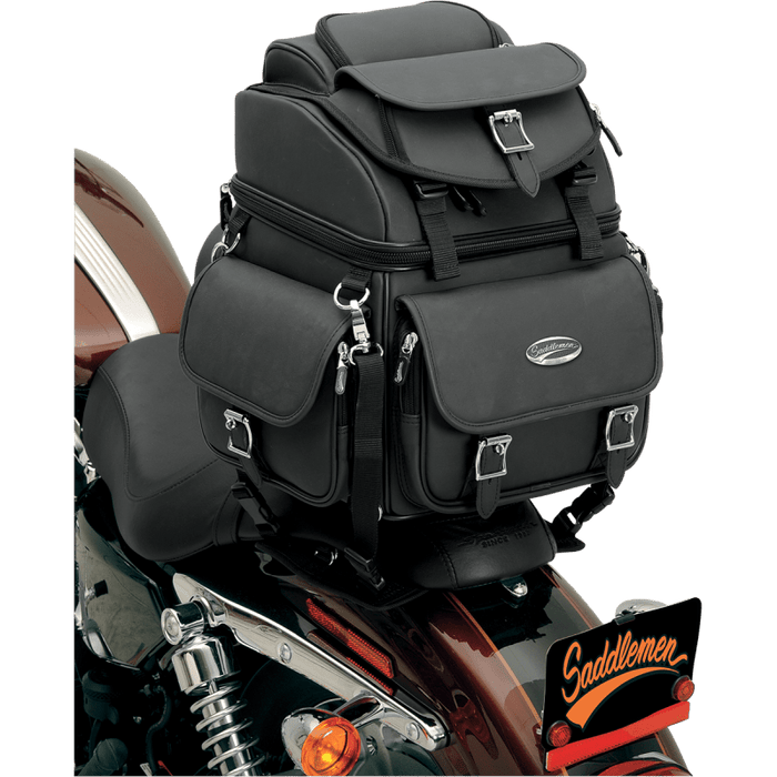 SADDLEMEN SISSYBAR BAG BR1800EX - Driven Powersports Inc.3515 - 0118