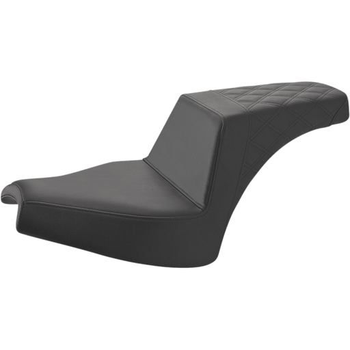 SADDLEMEN STEP UP SEAT - FRONT SMOOTH/REAR LATTICE - BLACK - CHIEF (I21 - 04 - 173) - Driven Powersports Inc.I21 - 04 - 173