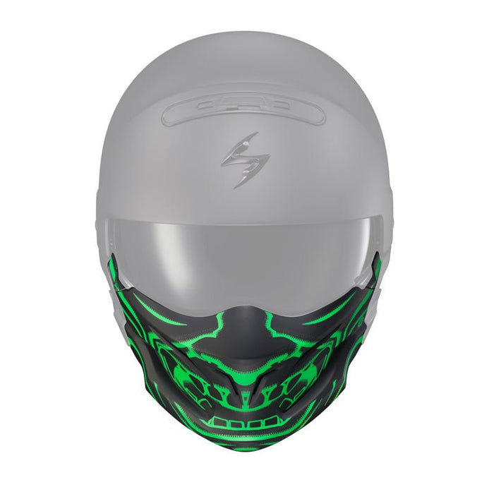 SCORPION COVERT MASK - SAMURAI 'GLOW IN THE DARK' GREEN - Driven Powersports Inc.84546807651452 - 546 - 23