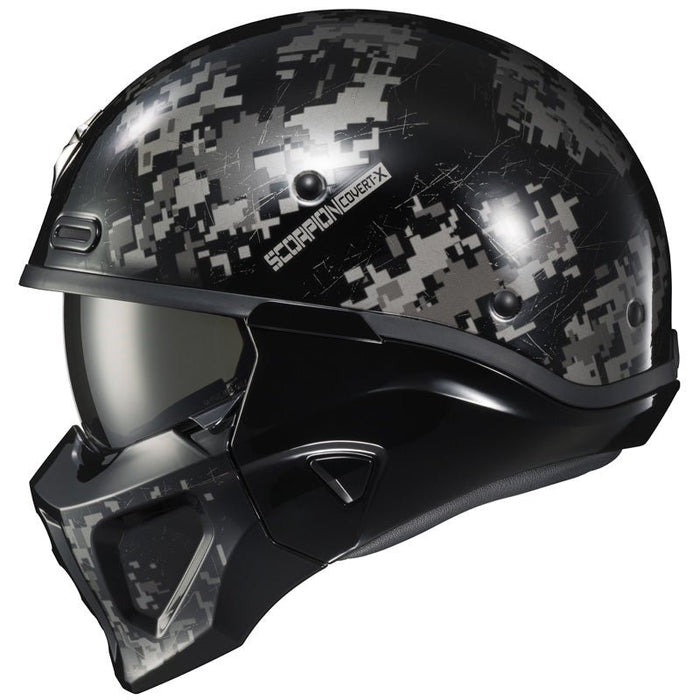 SCORPION COVERT X HELMET - DIGICAMO - GLOSSY BLACK (3XL) - Driven Powersports Inc.845468077115COX - 1133