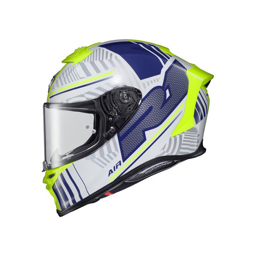 SCORPION EXO - R1 AIR HELMET - JUICE - WHITE/BLUE - Driven Powersports Inc.845468081280R1 - 1233