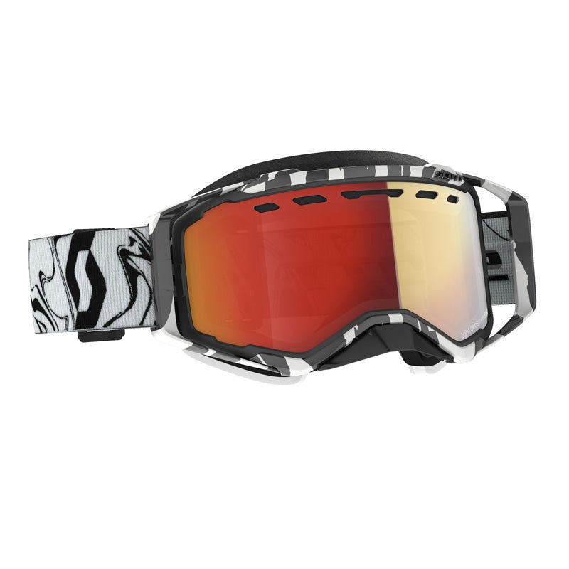 Scott Prospect Snow Cross LS Marble red chrome