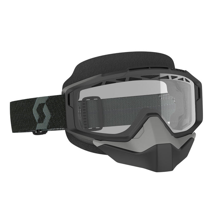 SCOTT USA SPLIT OTG SNOWMOBILE GOGGLES (BLACK/WHITE - CLEAR) - Driven Powersports Inc.192820572253285543 - 0001043